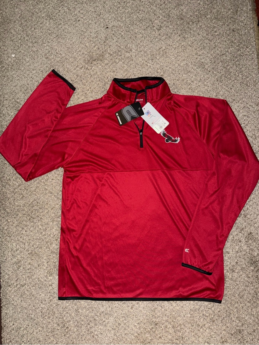 #M1 St. Joseph’s University NCAA HAWKS Quarter-Zip Performance Athletic Top Med